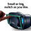 (Y1, Black) 3D VR Smart Glasses Headset Virtual Reality Helmet Smartphone Full Screen Vision Wide Angle Lens with Controller Headset 7 Inch 4