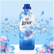 Lenor Fabric Conditioner Spring Awakening - 8 x 35 Washes - 24h Odour Defence, Bergamot Freshness