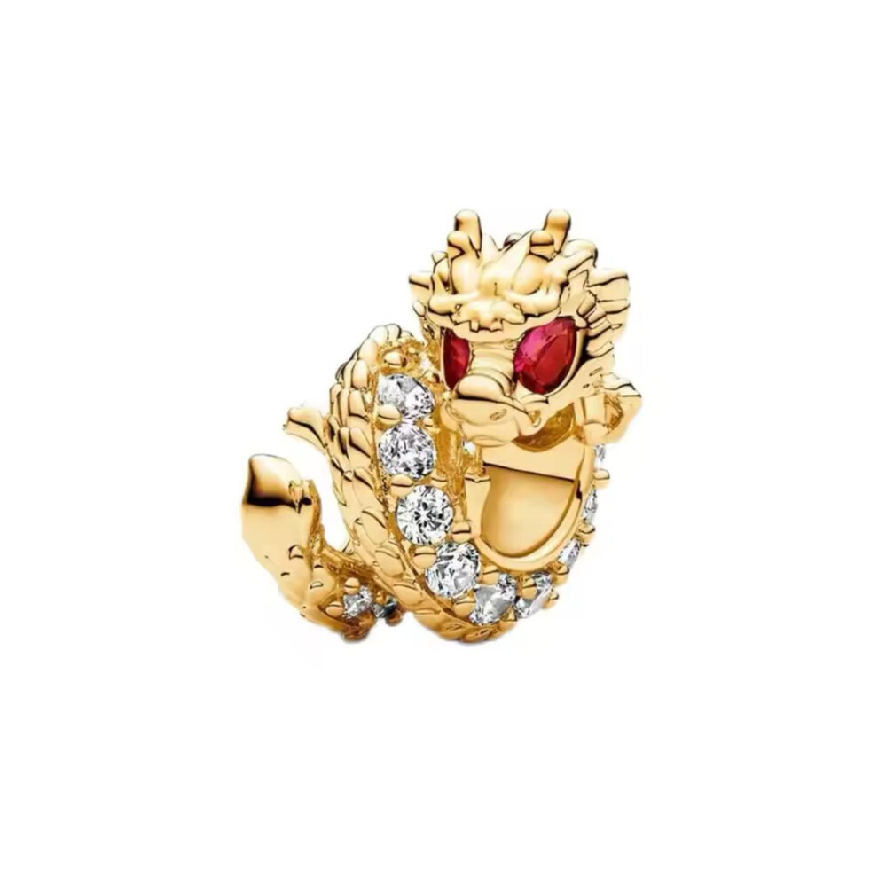 Chinese Year of the Dragon sterling silver charm for pandora bracelet
