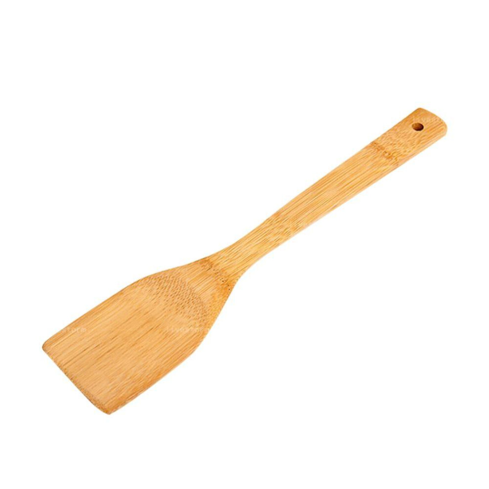 30cm Kitchen Wooden Spatula Heat Resistant Shovel Cooking Spoon Pan Rice Spoon Kitchenware Non-Stick Pan Bamboo Rice Shovel