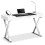 Centurion Supports ADONIS Gloss White and Chrome Ergonomic Home Office Luxury Computer Desk 2
