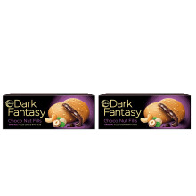 (Pack of 2) Dark Fantasy Choco Nut Fills 75g - Cookies Nutty