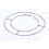 8" 20.3cm Wire Wreath Making Ring Copper (10 Pack) 2