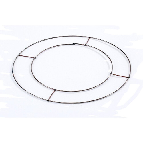 8" 20.3cm Wire Wreath Making Ring Copper (10 Pack) 1