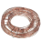 8" 20.3cm Wire Wreath Making Ring Copper (10 Pack) 1