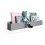 Noa and Nani Mia Trough Floating Storage Shelf in Silk Grey 2