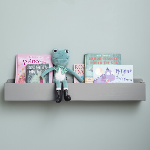 Noa and Nani Mia Trough Floating Storage Shelf in Silk Grey 2