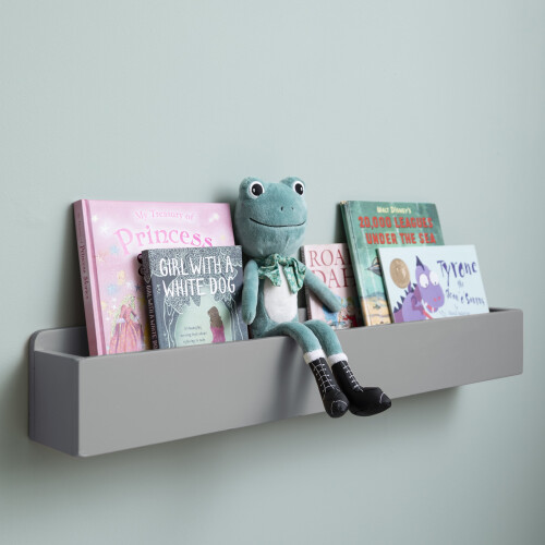 Noa and Nani Mia Trough Floating Storage Shelf in Silk Grey