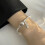 (type a) 925 Sterling Silver Thai Silver Bracelet for Womens 18
