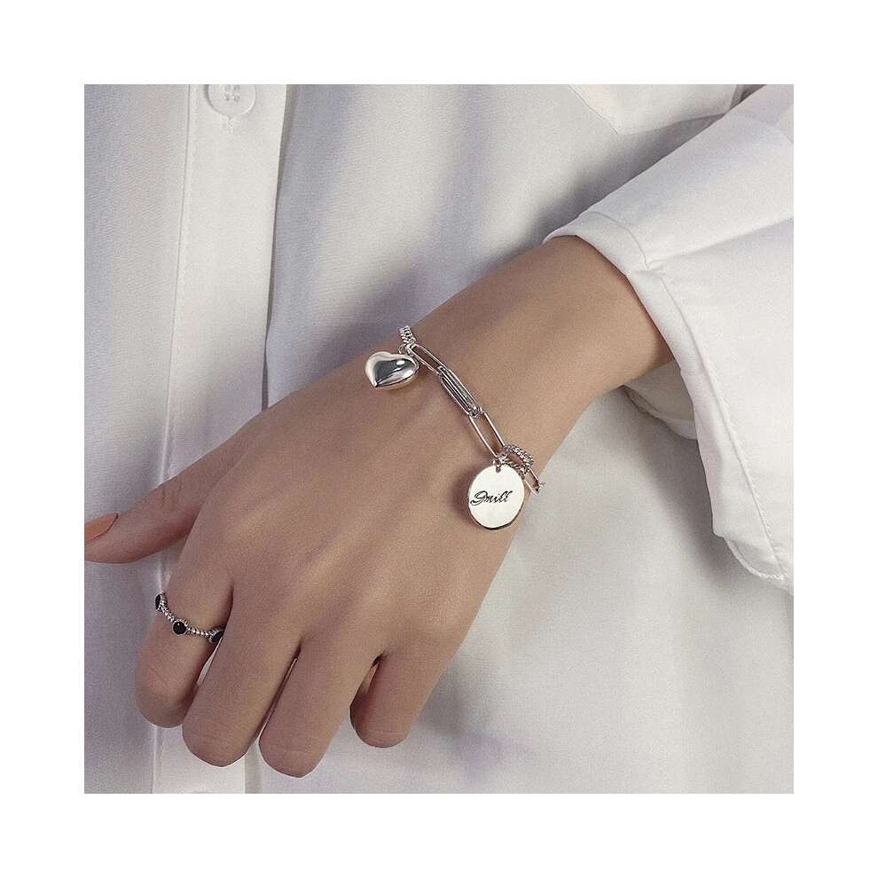 (BTSP1479) 925 Sterling Silver Thai Silver Bracelet for Womens