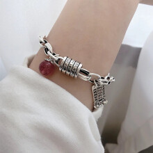 (BTSP827 5) 925 Sterling Silver Thai Silver Bracelet for Womens