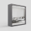(200cm, Grey) ELUKS Modern Sliding Door Wardrobe SKY 1
