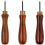 3pc Bradawl Set, Square, Round, Chisel Point Tools 1