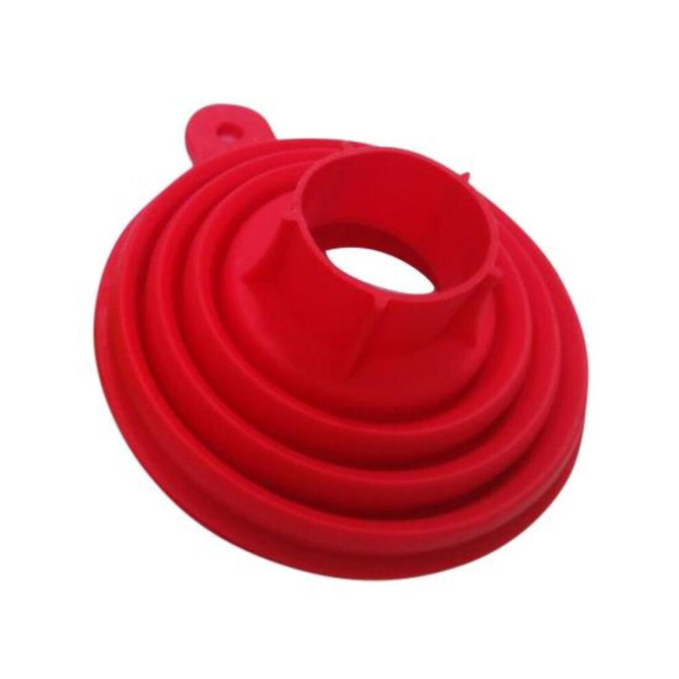 Mini Foldable Silicone Funnel Hopper Liquid Dispenser Household Kitchen Tool