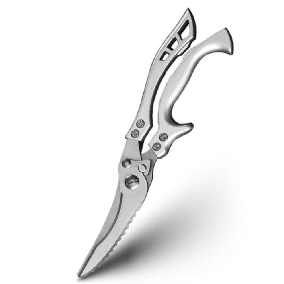 Stainless Steel Food Scissors Multifunctional Kitchen Scissors Chicken Bone Meat Fishing Vegetables Shears Cutter Tool