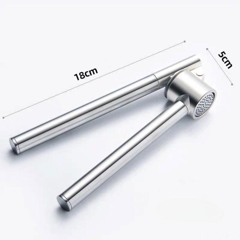 Stainless Steel Garlic Press Hand Garlic Masher Food Crusher Ginger Mud Squeezer Vegetables Chopping Cutter Kitchen Tools