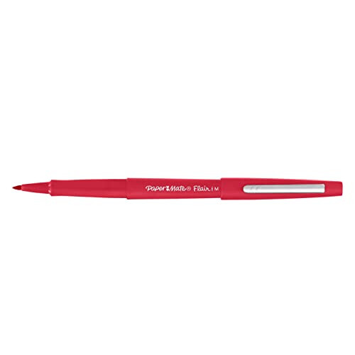 Paper Mate Paper Mate Flair Felt Tip Pens | Medium Point (0.7mm) | Red | 12 Count 2