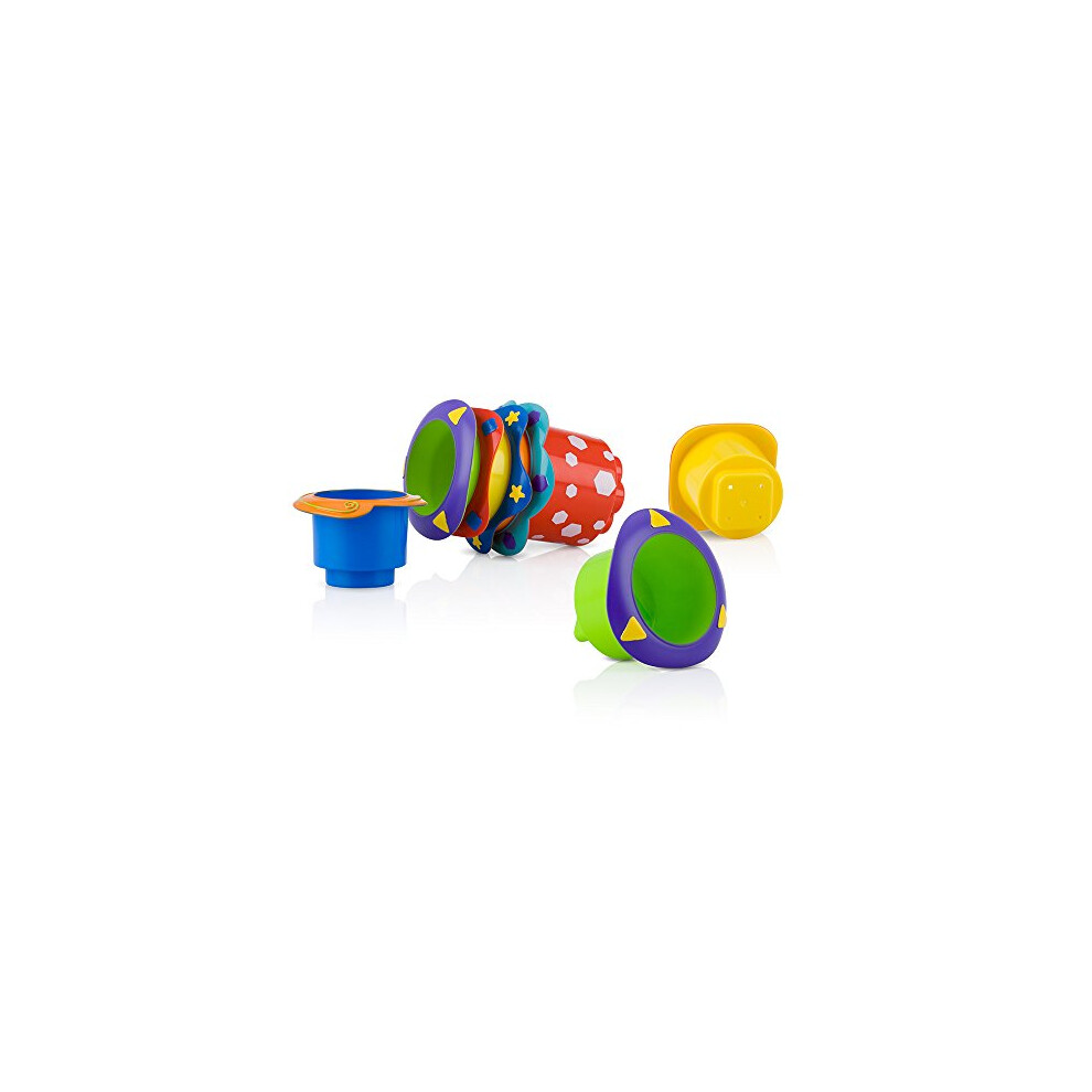 Nuby - Splish Splash Stack Copper - 1set Multicolour 6152