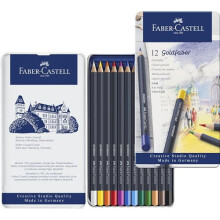 Faber-Castell Creative Studio, Goldfaber, Colour Pencil Set, Multicoloured, Tin Of 12