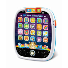 Vtech Touch & Teach Tablet for Kids | Sound Effects, Phrases and Songs | Early Development with Numbers, Shapes, Animals And Colours | Suitable For