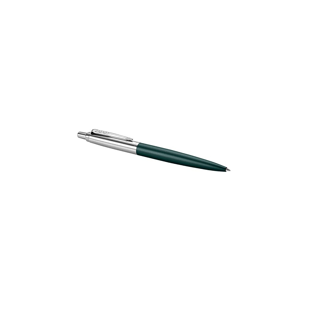 Parker Jotter XL Ballpoint Pen | Greenwich Matte Green with Chrome Trim | Medium Point | Blue Ink Gift Box