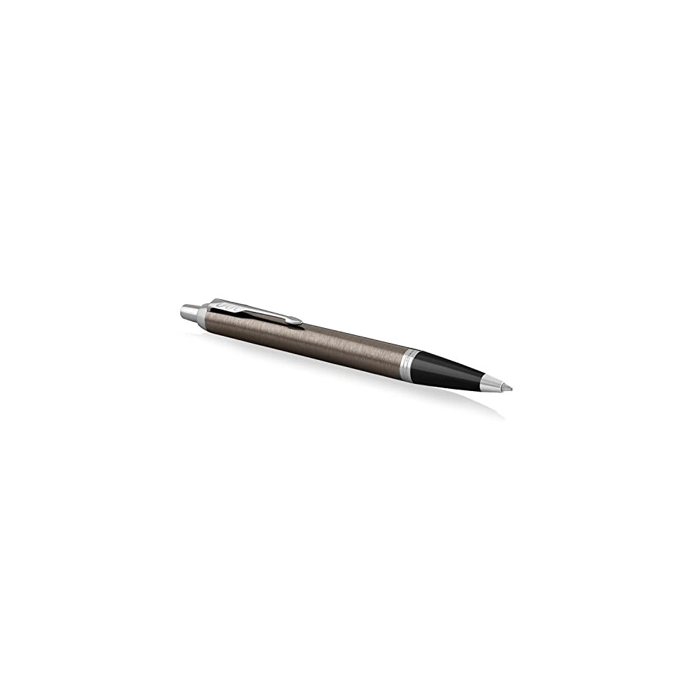 Parker IM Ballpoint Pen Dark Espresso with Medium Point Blue Ink Refill Gift Box