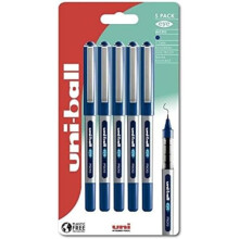 uni-ball UB-150 Eye Blue Rollerball Pens. Premium Micro 0.5mm Ballpoint Tip for Super Smooth Handwriting, Drawing, Art, Crafts and Colouring. Fade and