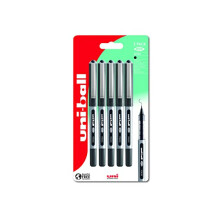 uni-ball UB-150 Eye Black Rollerball Pens. Premium Micro 0.5mm Ballpoint Tip for Super Smooth Handwriting, Drawing, Art, Crafts and Colouring. Fade