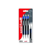 uni-ball SXN-210 RT Jetstream Rollerball 3pc Blister Blue Plastic Free Packaging