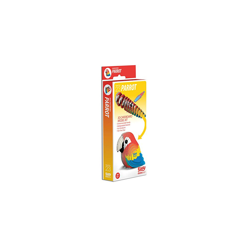 Eugy 3D Parrot Model, Craft Kit