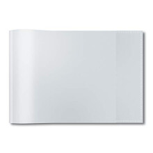 HERMA 19899 Notebook Covers DIN A5 Landscape, Transparent, Book Covers Made of Durable and Wipe-Clean Polypropylene Film, Set of 10 Exercise Book