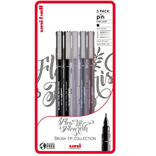 uni-ball PIN Fineliners, Black Fine Tipped Writing Pens, Water and Fade-Resistant Ink, Ideal for Architects, Sketching, Scrapbooking, Outlining, Art,