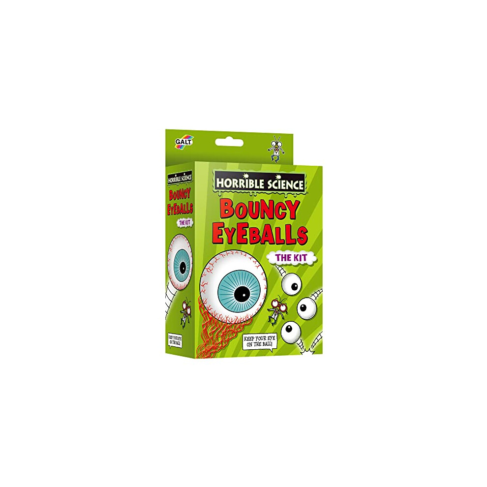 Galt Toys, Horrible Science - Bouncy Eyeballs, Science Kit for Kids, Ages 6 Years Plus