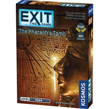 Thames & Kosmos - EXIT: The Pharaoh's Tomb - Level: 4/5 - Unique Escape Room Game - 1-4 Players - Puzzle Solving Strategy Board Games for Adults &