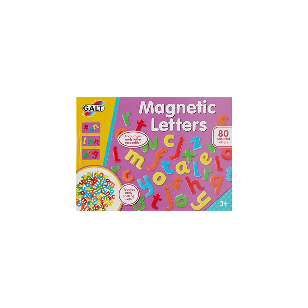 Galt Toys, Magnetic Letters, Lower case Magnetic Letters, Ages 3 Years Plus