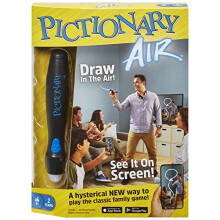Pictionary Air, Mattel Games, Family drawing game, Links to Smart Devices, 8 years old and up, GJG17