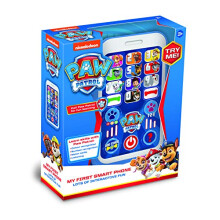 Paw Patrol Toys PAW01 Paw Patrol My First Smart Phone Toy for Kids-Helps Child Development, Recognition, Listening and Motor Skills-Features Fun
