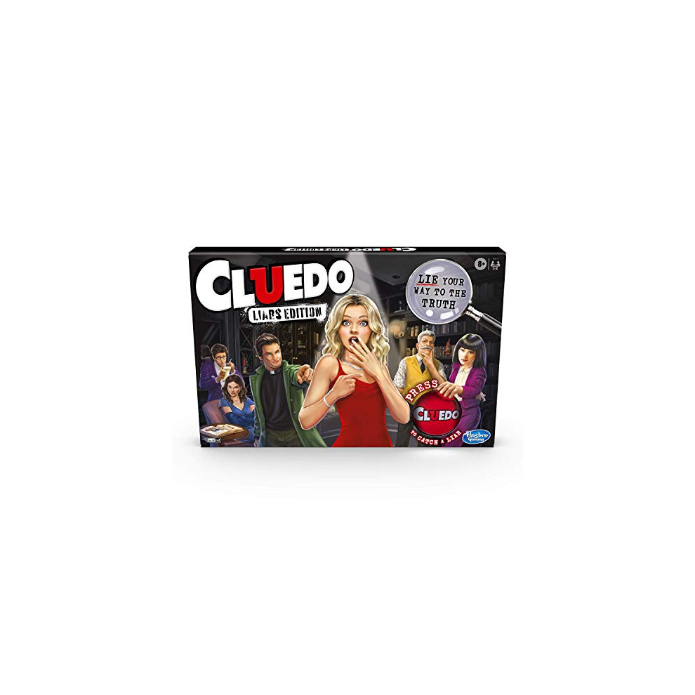 Hasbro Gaming Cluedo Liars Edition Board Game; Murder Mystery Game for Children from 8 Years Old; Expose Dishonest Detectives With the Liar Button