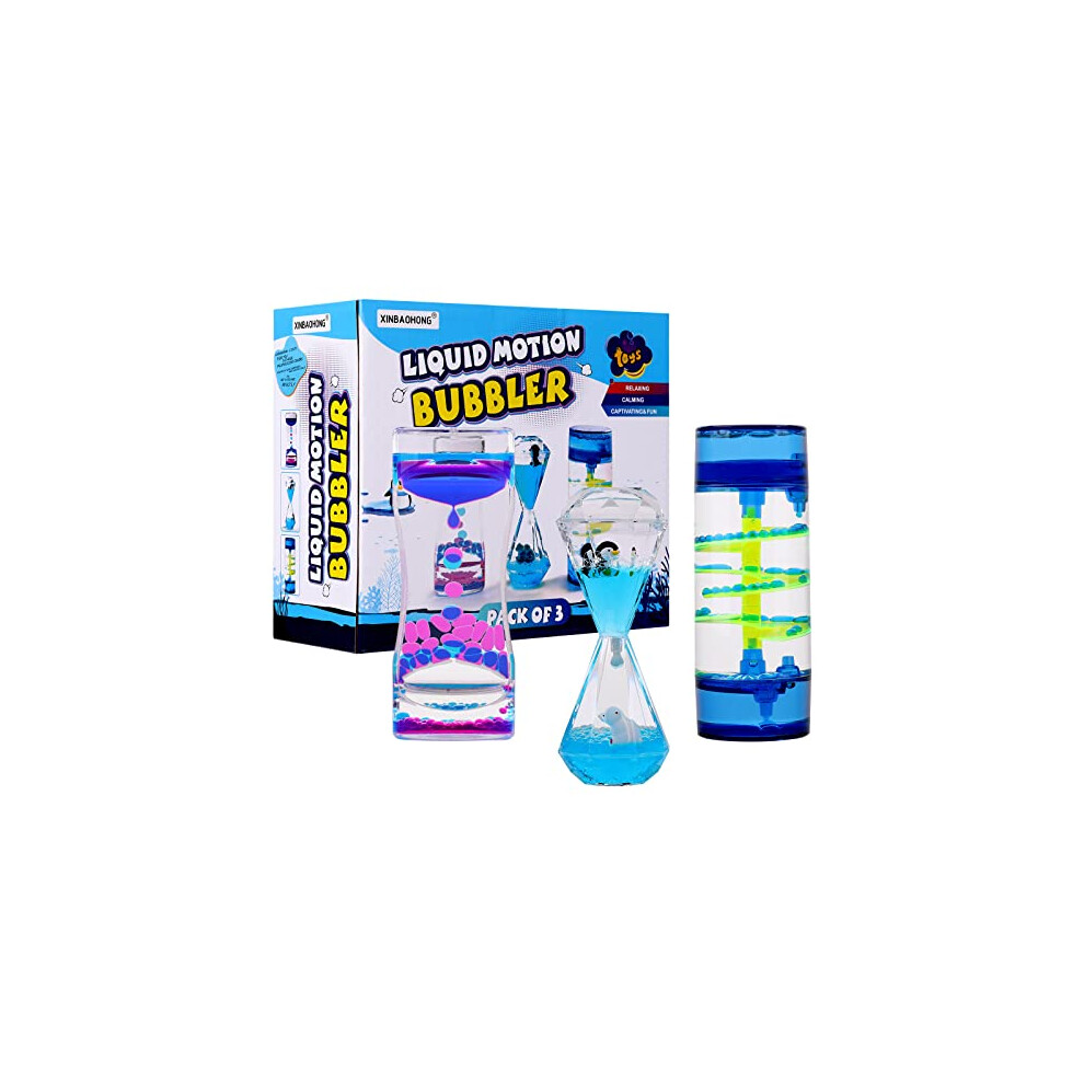 Photos - Educational Toy XINBAOHONG Sensory Toy for Relaxation, Motion Timer, Color Lava Lamp, 3 Pack Incredibly Effective Calming Stress Relief Hour