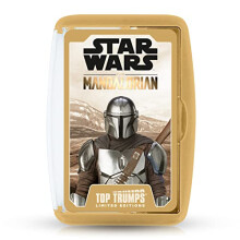 Top Trumps Star Wars The Mandalorian Limited Editions Card Game, play with Greef Karga, Moff Gideon, Boba Fett, Koska Reeves, and Grogu himself, gift