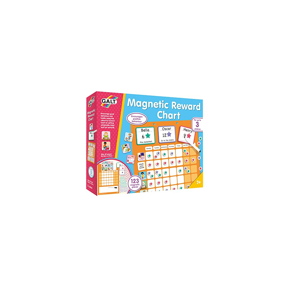 Galt Toys, Magnetic Reward Chart, Encourage Good Behaviour and Habits, Ages 3 Years Plus