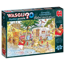 Jumbo, Wasgij Retro Mystery 6 - Camping Commotion, Jigsaw puzzles for Adults, 1000?Piece