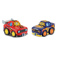 VTech Toot-Toot Drivers 2 Car Racer Pack Stock Car and Race Car| Interactive Toddlers Toy for Pretend Play, Lights & Sounds | For Boys & Girls 12