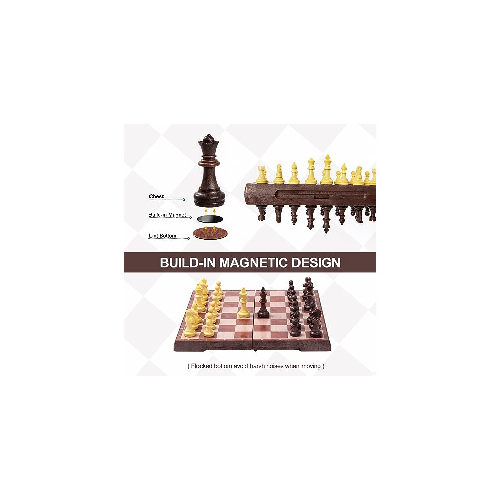 snocyo-chess-set-and-draughts--2-in-1-folding-chess-board-set--magnetic-chess-pieces--portable-travel-chess-set-board-games--educational-toys-gifts