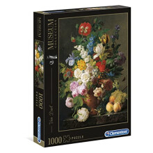 Clementoni - 31415 - Museum Collection puzzle for adults and children - Van Deal, Bowl of Flowers - 1000 Pieces,28.1 x 37 x 5.5