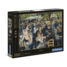 Clementoni - Museum Collection Puzzle Renoir "Dance at Le Moulin De La Galette" 1000 pieces, for Adults and Children, 14 Years old and up, 31412