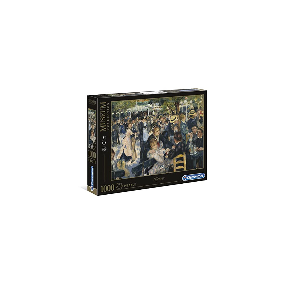 Clementoni - Museum Collection Puzzle Renoir "Dance at Le Moulin De La Galette" 1000 pieces, for Adults and Children, 14 Years old and up, 31412