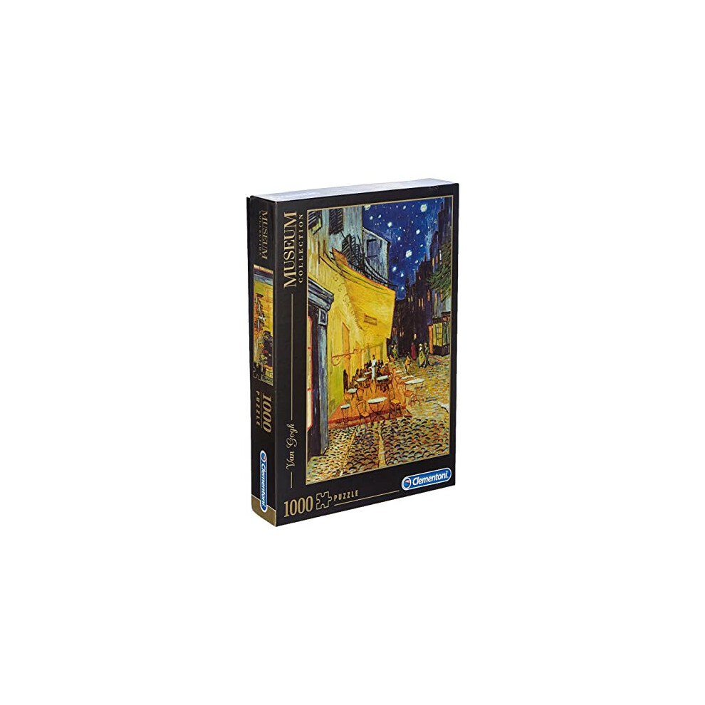 Clementoni - 31470 - Museum Collection puzzle for adults and children - Van Gogh: Caf? Terrace at Night - 1000 Pieces