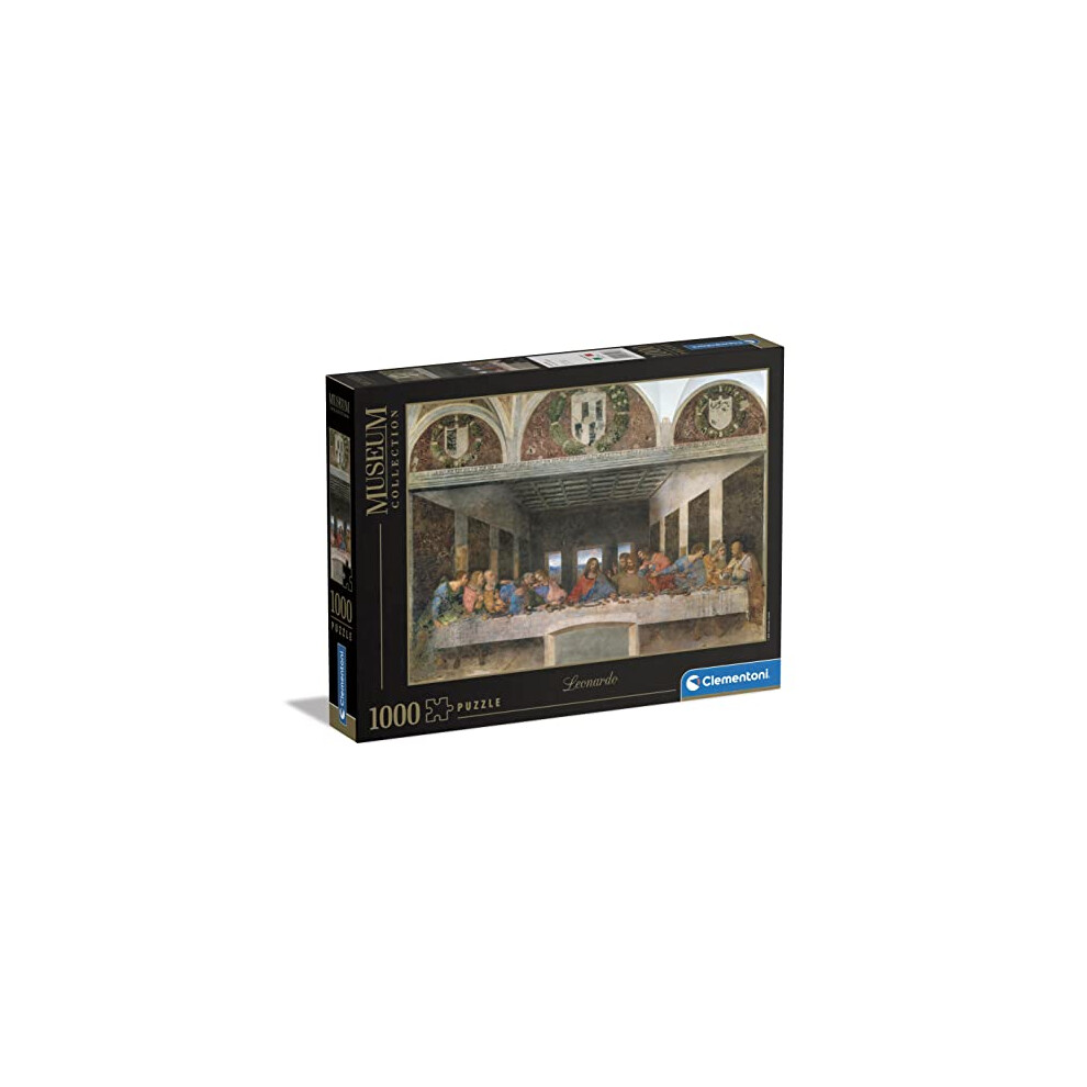 Clementoni - 31447 - Museum Collection puzzle for adults and children- Leonardo: The Last Supper - 1000 Pieces