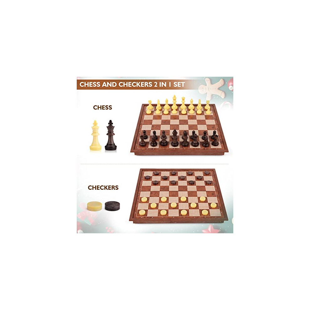 peradix-chess-set-and-draughts-board-games-2-in-1---magnetic-chess-checkers-board-toys---travel-folding-board-and-chess-piece-for-kids-and-adult